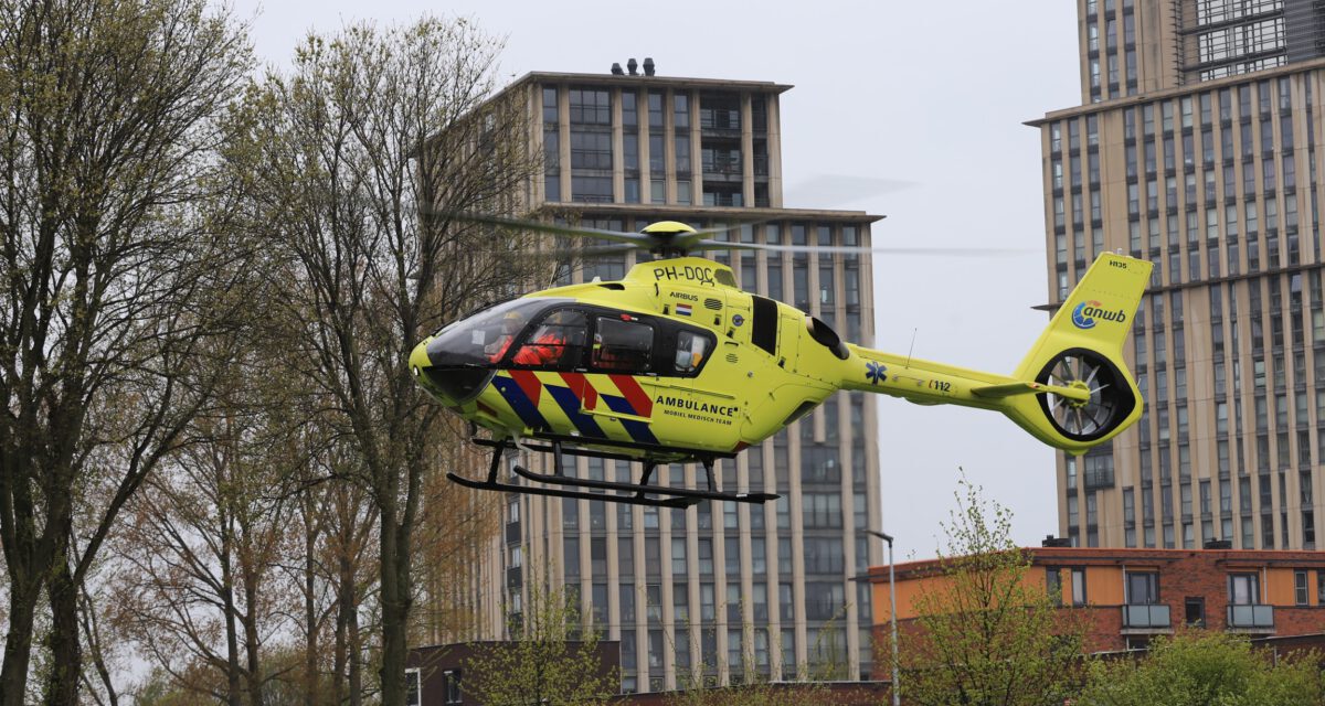 Traumahelikopter ingezet bij medische noodsituatie in een woning