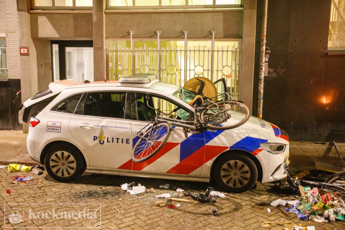 Relschoppers houden politie uren bezig in Rotterdam-centrum