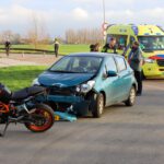 Motorrrijder raakt gewond na ongeval