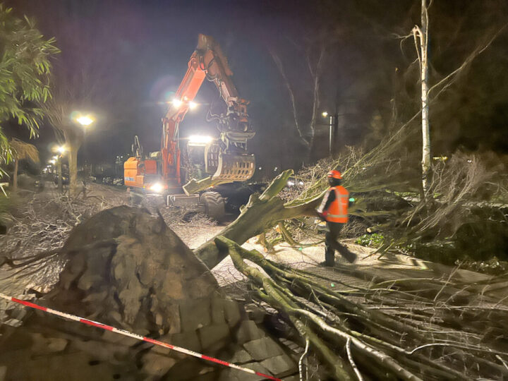 Overzicht: Storm Eunice zorgt schade en overlast in de regio