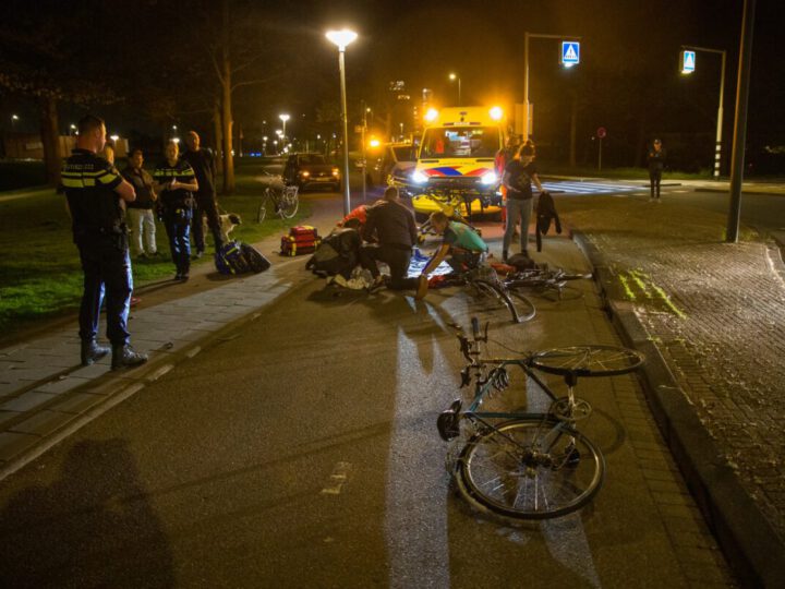 Fietser gewond na aanrijding met scooter